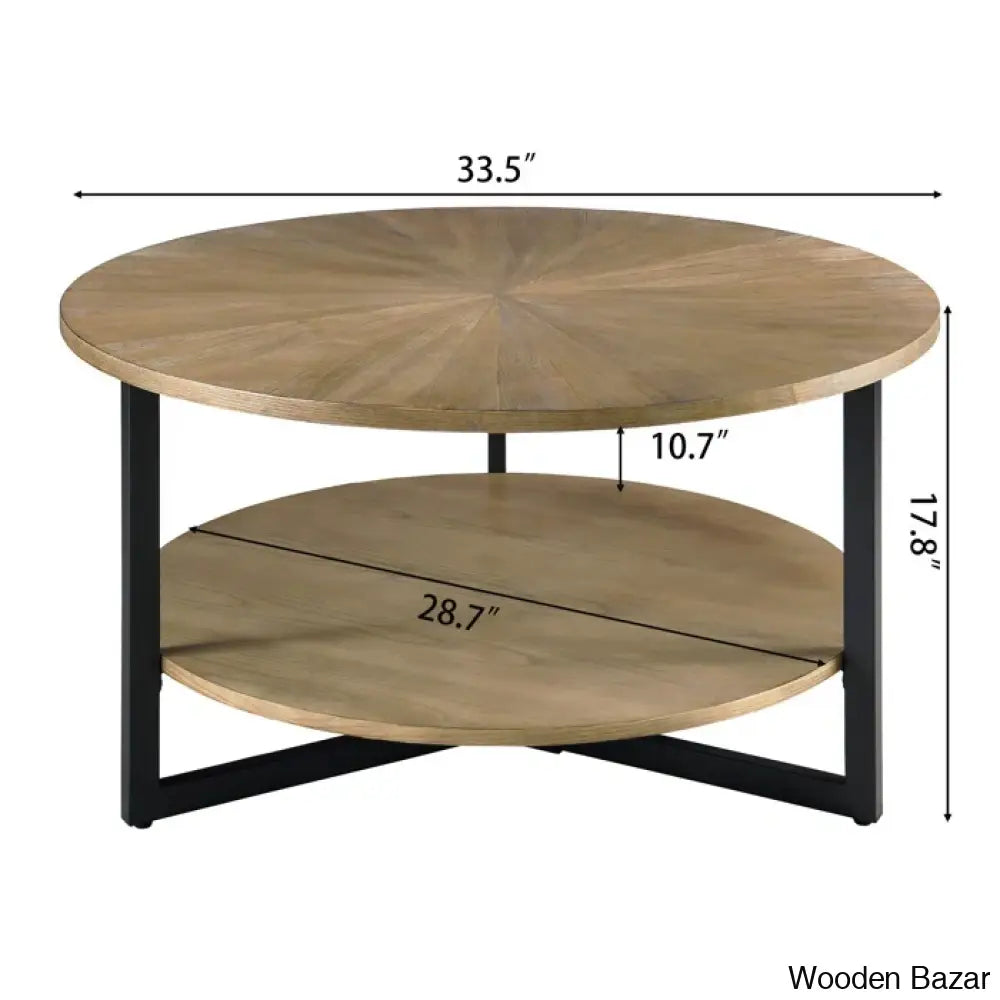 Loren Coffee Table With Storage And Center