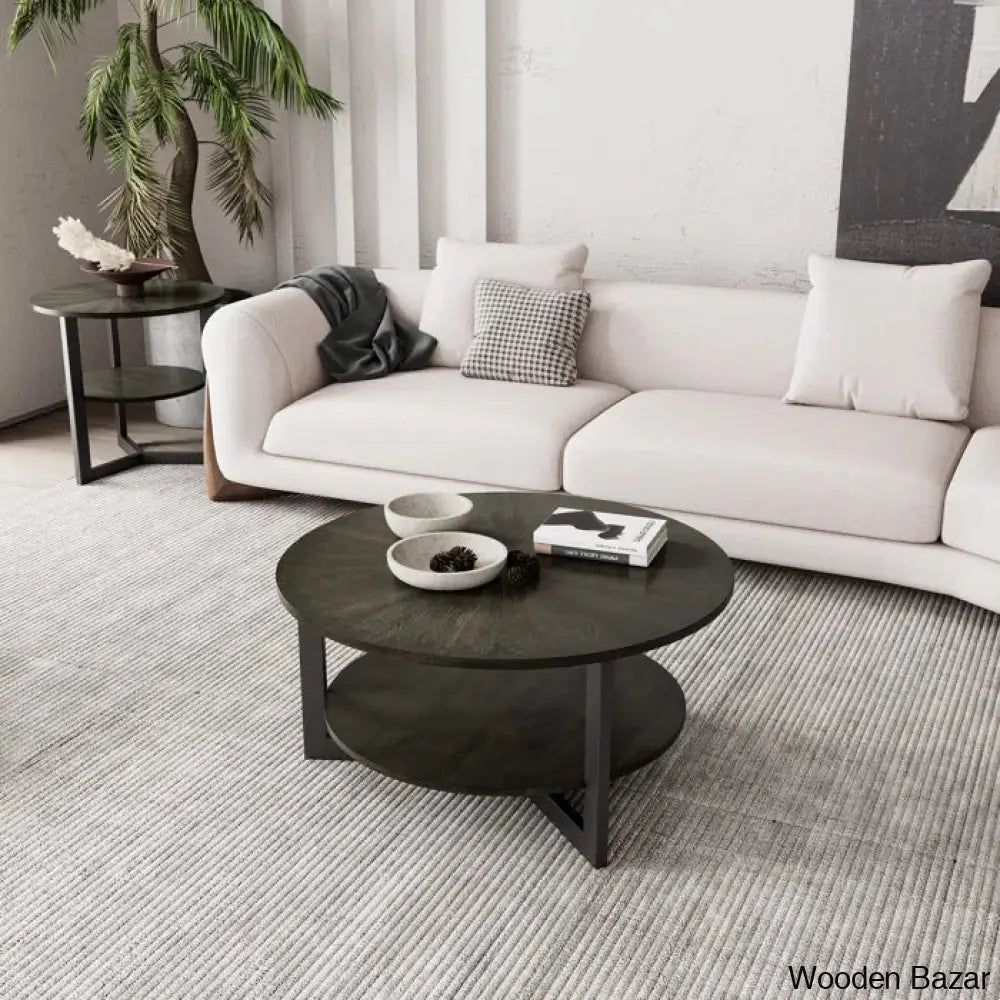 Loren Coffee Table With Storage And Center