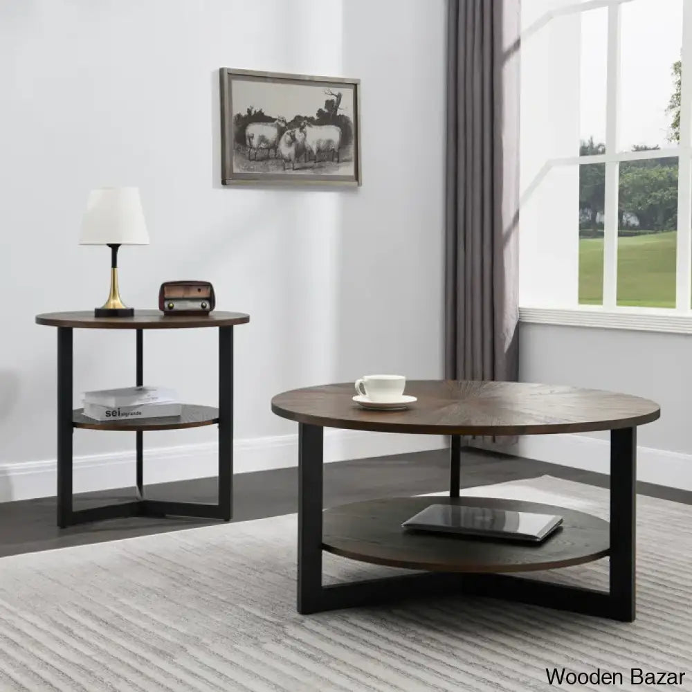 Loren Coffee Table With Storage And Center