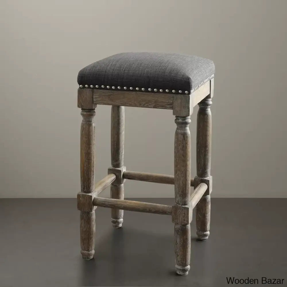 Lossetto Swivel Nailhead Counter & Bar Stool (Set Of 2)