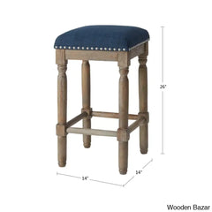Lossetto Swivel Nailhead Counter & Bar Stool (Set Of 2)