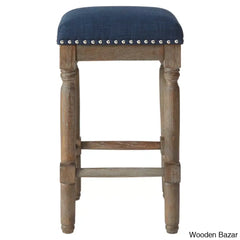 Lossetto Swivel Nailhead Counter & Bar Stool (Set Of 2)