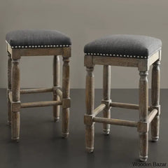 Lossetto Swivel Nailhead Counter & Bar Stool (Set Of 2)