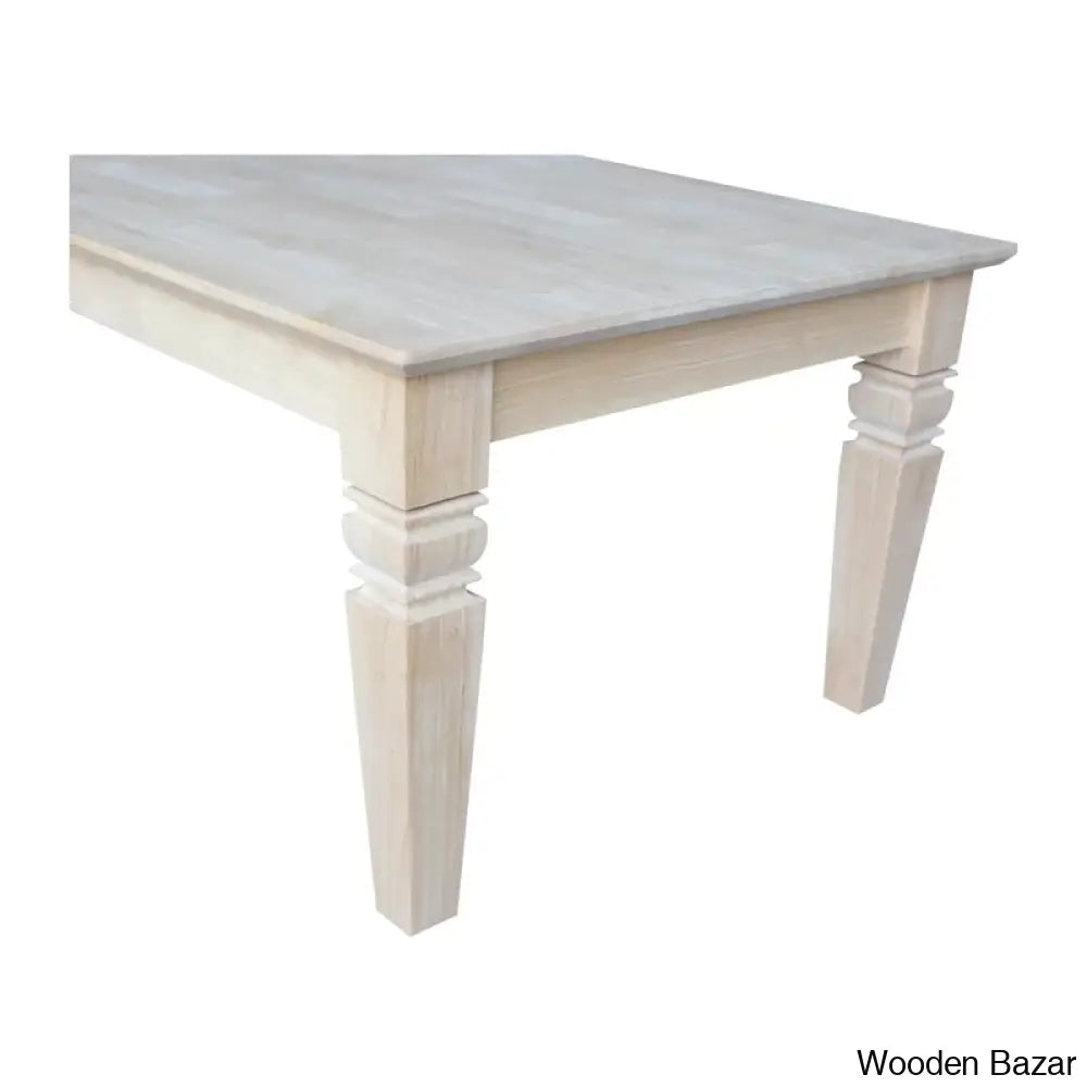 Lowellw Solid Wood Coffee And Center Table