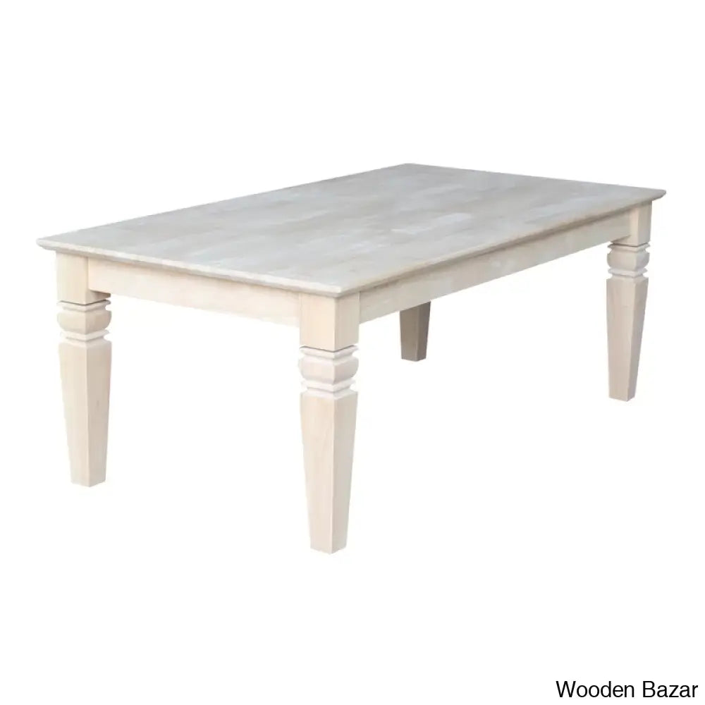 Lowellw Solid Wood Coffee And Center Table