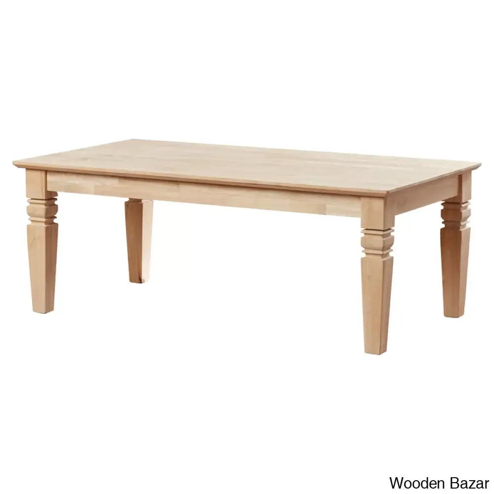 Lowellw Solid Wood Coffee And Center Table