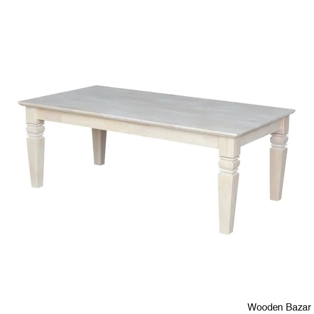 Lowellw Solid Wood Coffee And Center Table