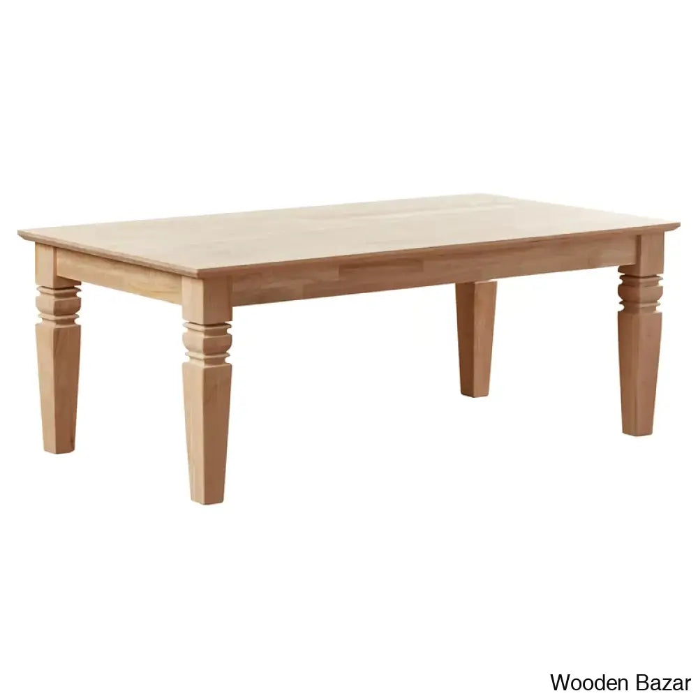 Lowellw Solid Wood Coffee And Center Table