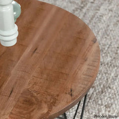 Lupi Solid Wood Top Coffee Table And Center Table