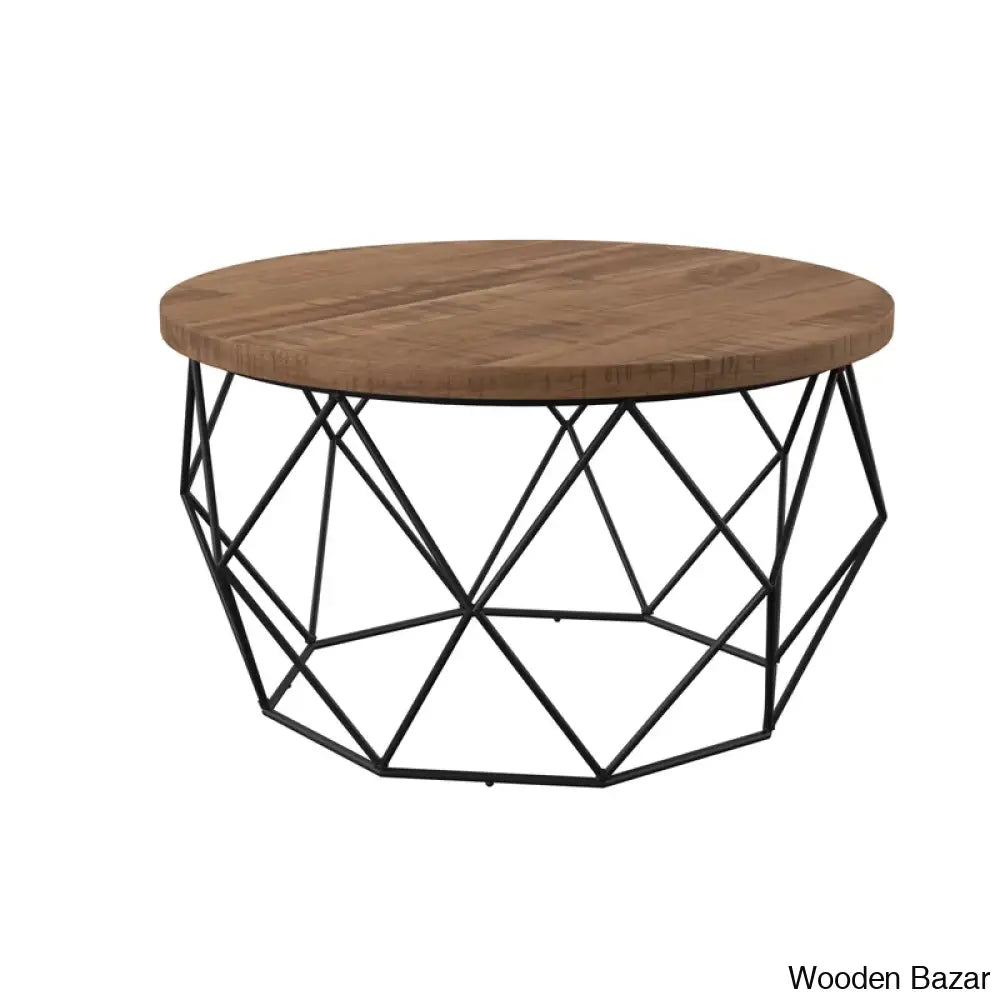 Lupi Solid Wood Top Coffee Table And Center Table