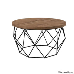Lupi Solid Wood Top Coffee Table And Center Table