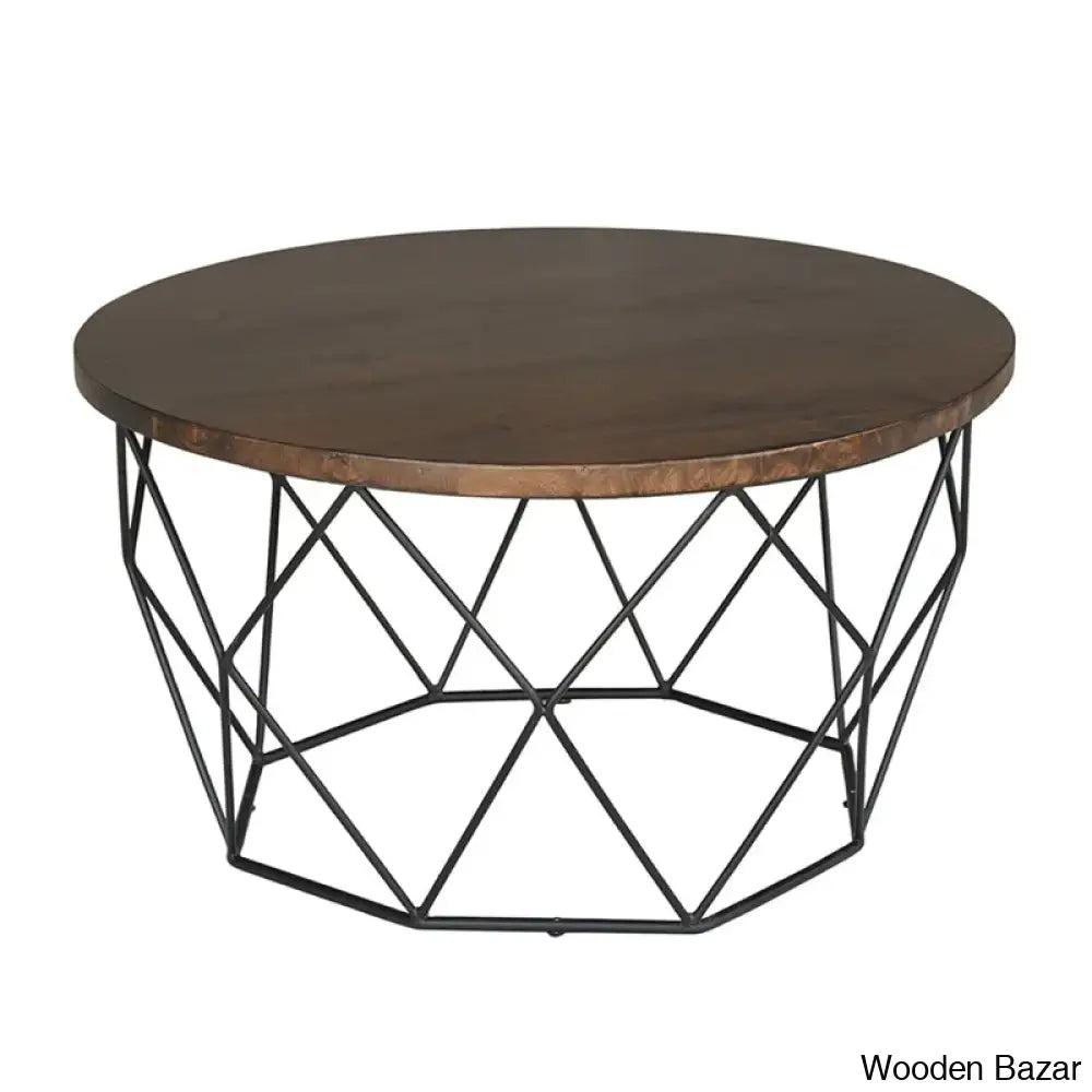 Lupi Solid Wood Top Coffee Table And Center Table