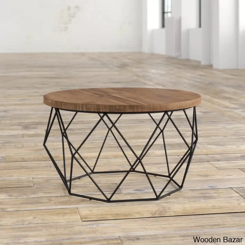 Lupi Solid Wood Top Coffee Table And Center Table