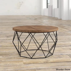 Lupi Solid Wood Top Coffee Table And Center Table