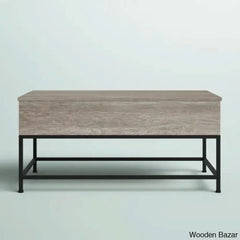 Lurdesy Lift Top Coffee And Center Table With Storage & Metal Legs