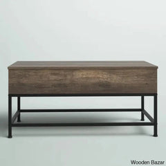 Lurdesy Lift Top Coffee And Center Table With Storage & Metal Legs