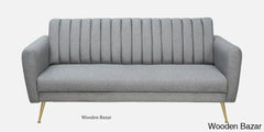 Luxurious Camel Yellow Fabric 3-Seater Sofa The Ultimate Trendy Furniture For Stylish Living Spaces