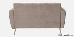 Luxurious Camel Yellow Fabric 3-Seater Sofa The Ultimate Trendy Furniture For Stylish Living Spaces