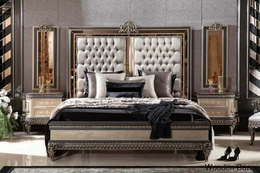 Luxury Bedroom Set with side tables