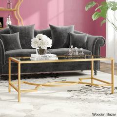 Lystras Coffee And Center Table Gold