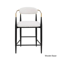 Maconayl Luxury Upholstered 25’’ Counter And Bar Stool (Set Of 2)