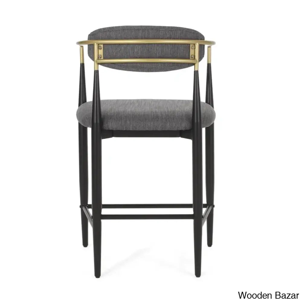 Maconayl Luxury Upholstered 25’’ Counter And Bar Stool (Set Of 2)