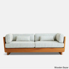 Maeve Luxuries Solid Wood 3 Seater Day Bed Sofa - Wooden Bazar
