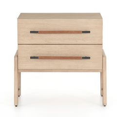 Falguni 2 Drawer Bedside table - Wooden bazar