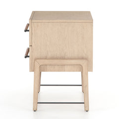 Falguni 2 Drawer Bedside table - Wooden bazar