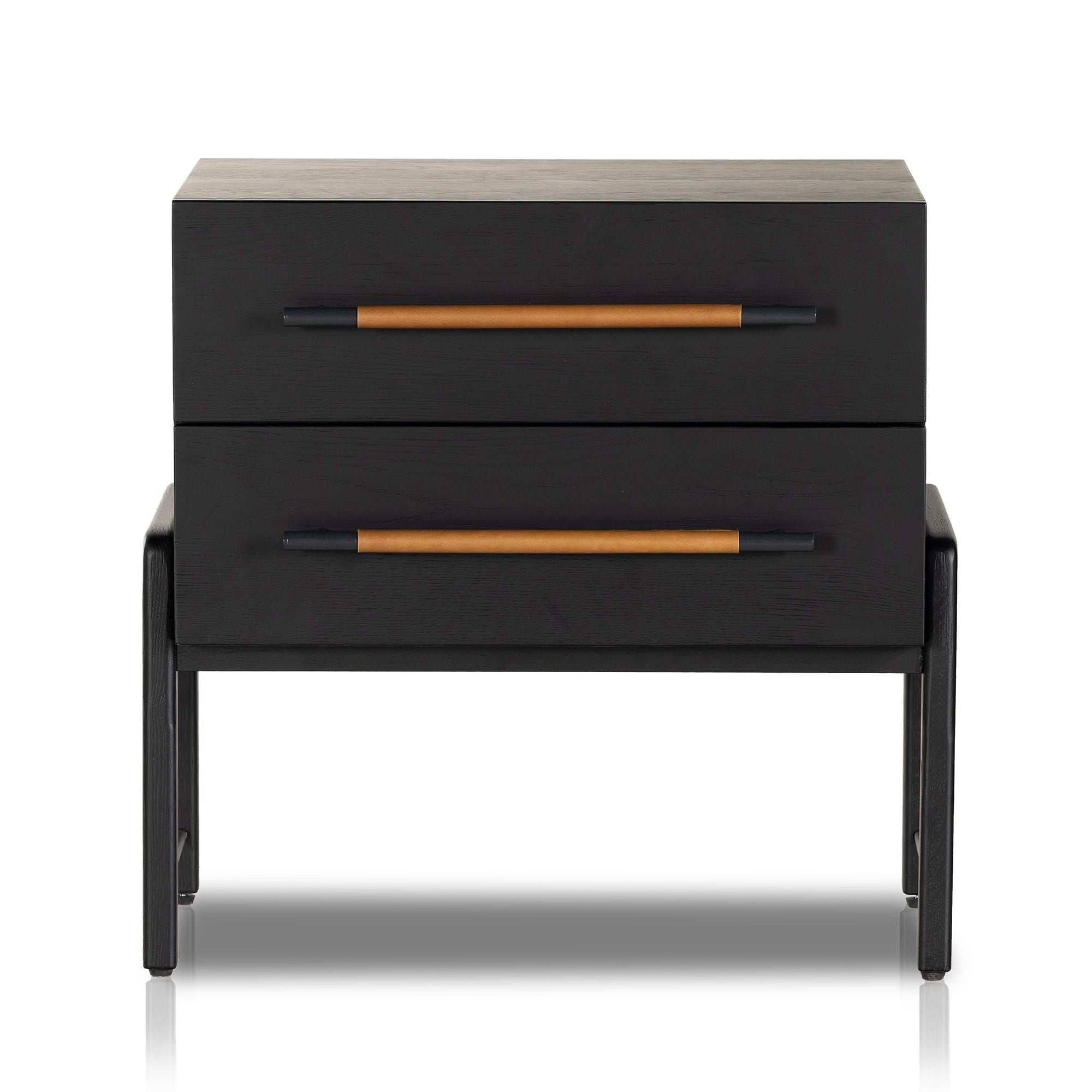 Falguni 2 Drawer Bedside table - Wooden bazar