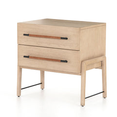 Falguni 2 Drawer Bedside table - Wooden bazar