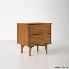 Bedside Table - Wooden Bazar