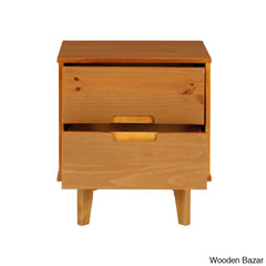 Bedside Table - Wooden Bazar