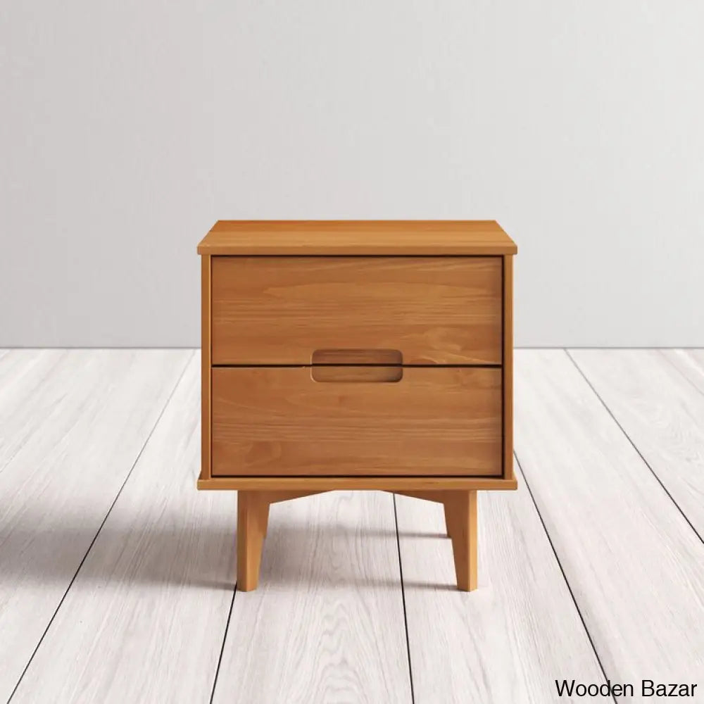 Bedside Table - Wooden Bazar