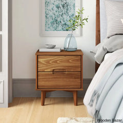 Bedside Table - Wooden Bazar