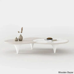 Marcheley 55.1’’ Modern Stylish Creative Stone Coffee And Center Table