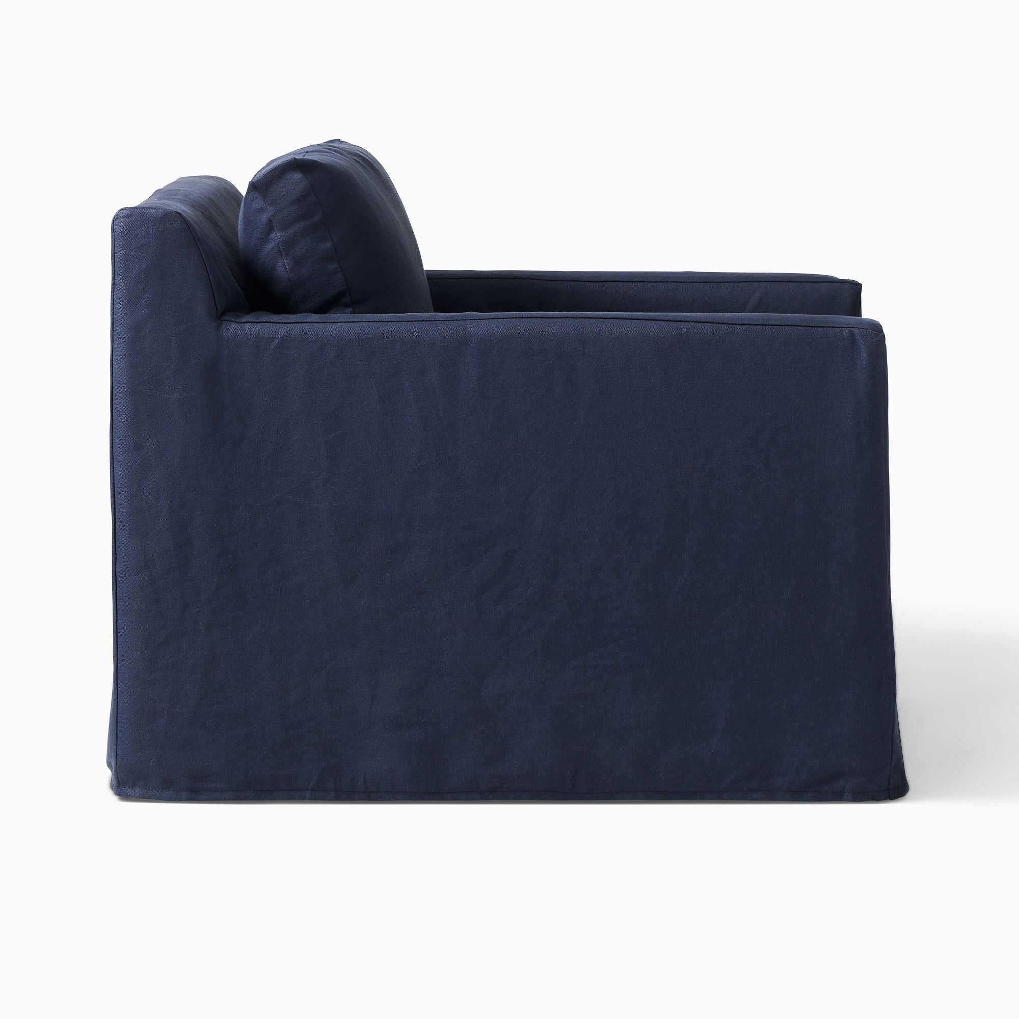 Skirted Slipcover Chair - Wooden bazar