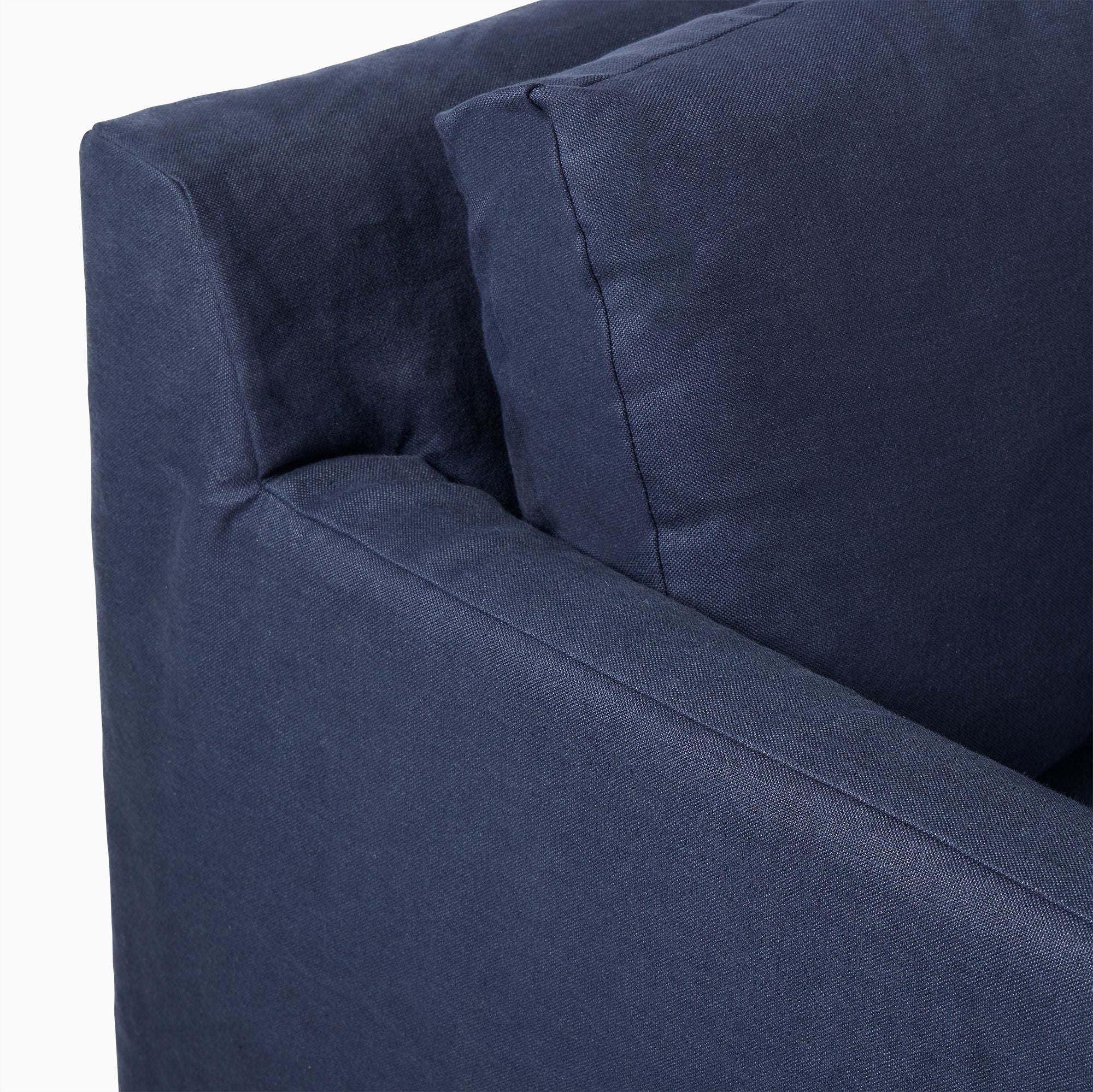 Skirted Slipcover Chair - Wooden bazar