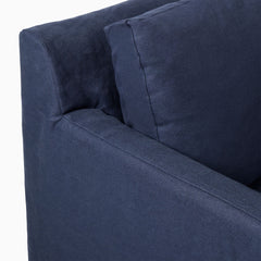 Skirted Slipcover Chair - Wooden bazar