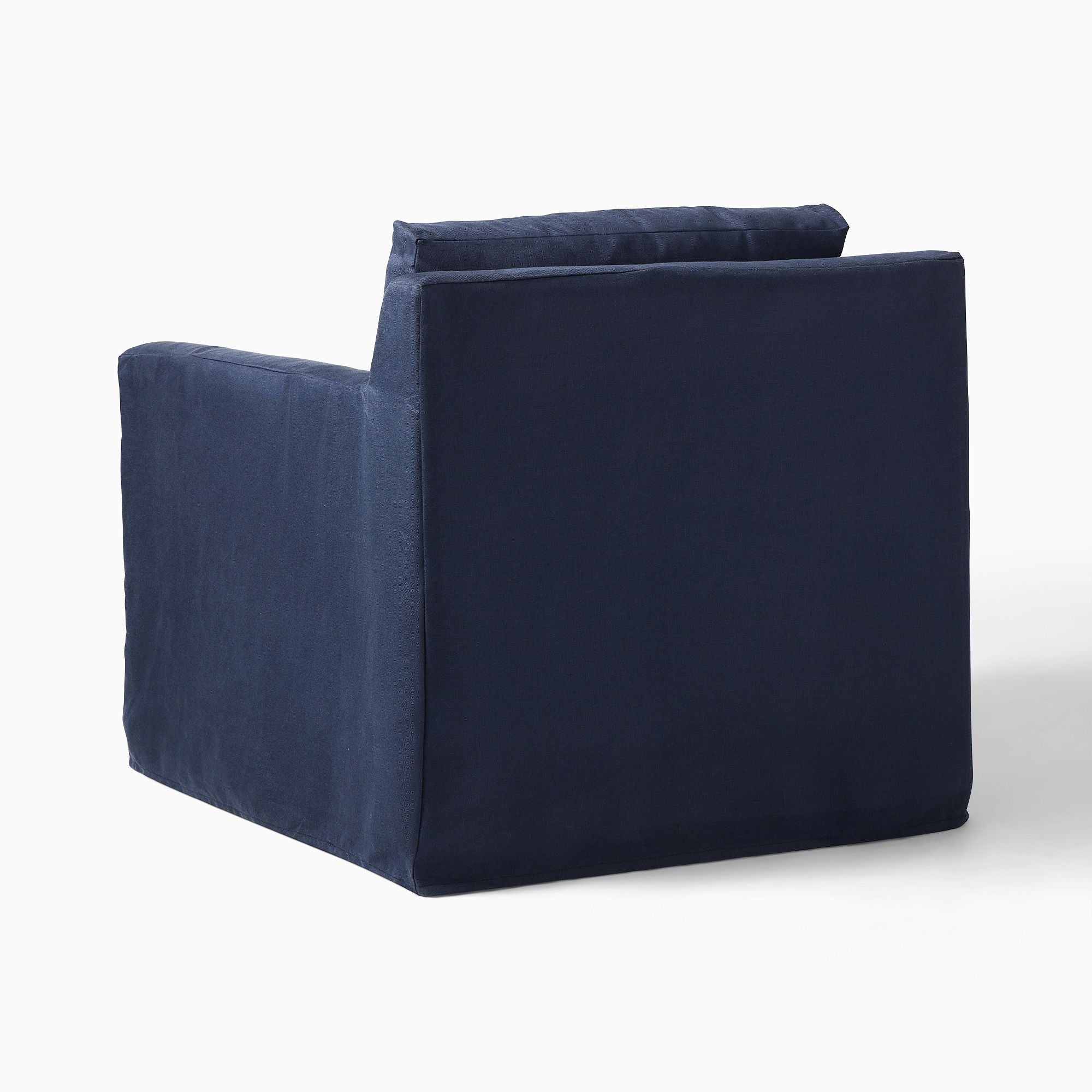 Skirted Slipcover Chair - Wooden bazar