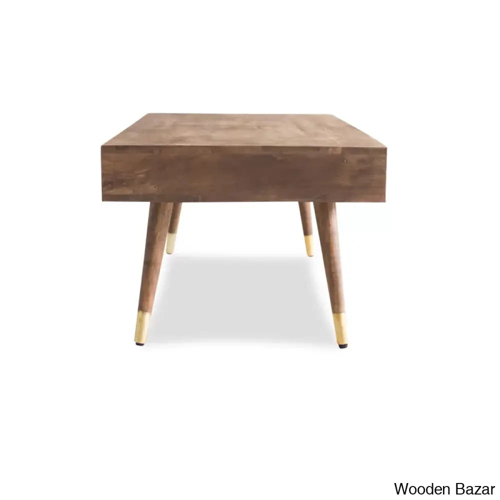 Martinsony Solid Wood Coffee And Center Table