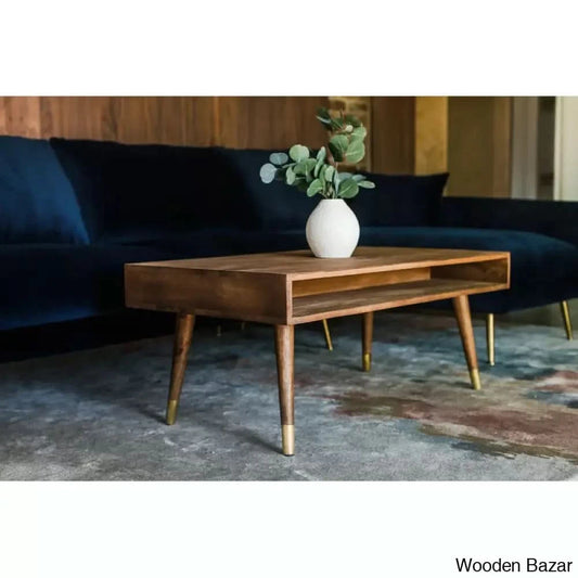 Martinsony Solid Wood Coffee And Center Table