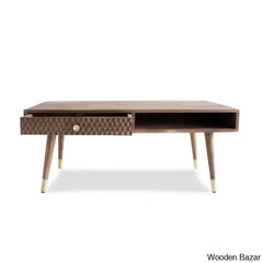 Martinsony Solid Wood Coffee And Center Table