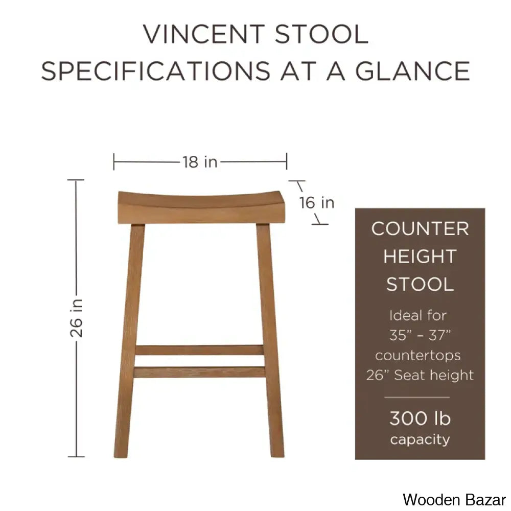 Mavenz Lane Swivel Vincent Wooden Kitchen Counter And Bar Stool