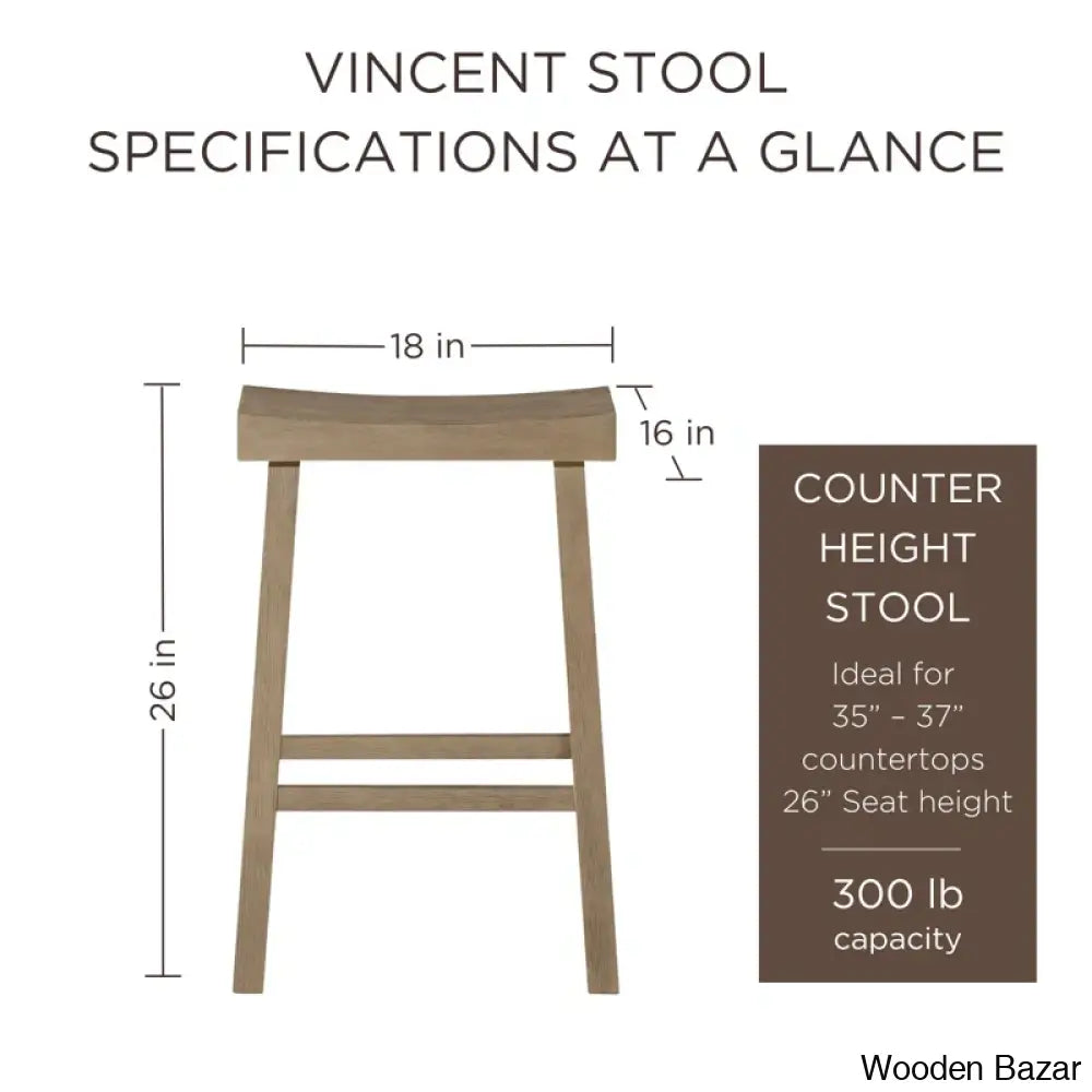 Mavenz Lane Swivel Vincent Wooden Kitchen Counter And Bar Stool