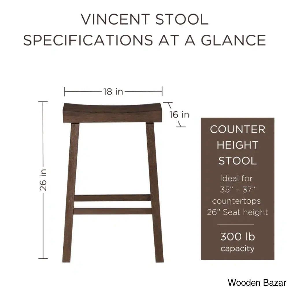 Mavenz Lane Swivel Vincent Wooden Kitchen Counter And Bar Stool