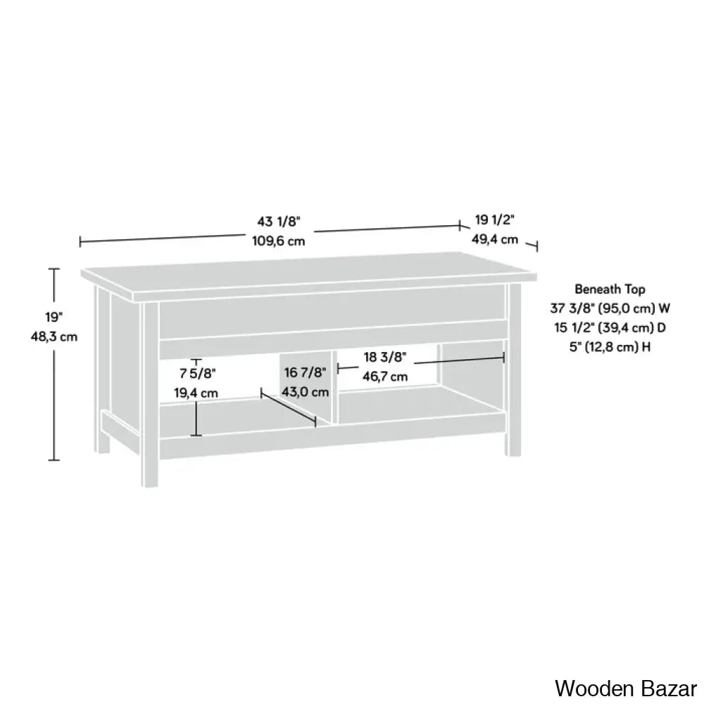 Mcasline Coffee And Center Table