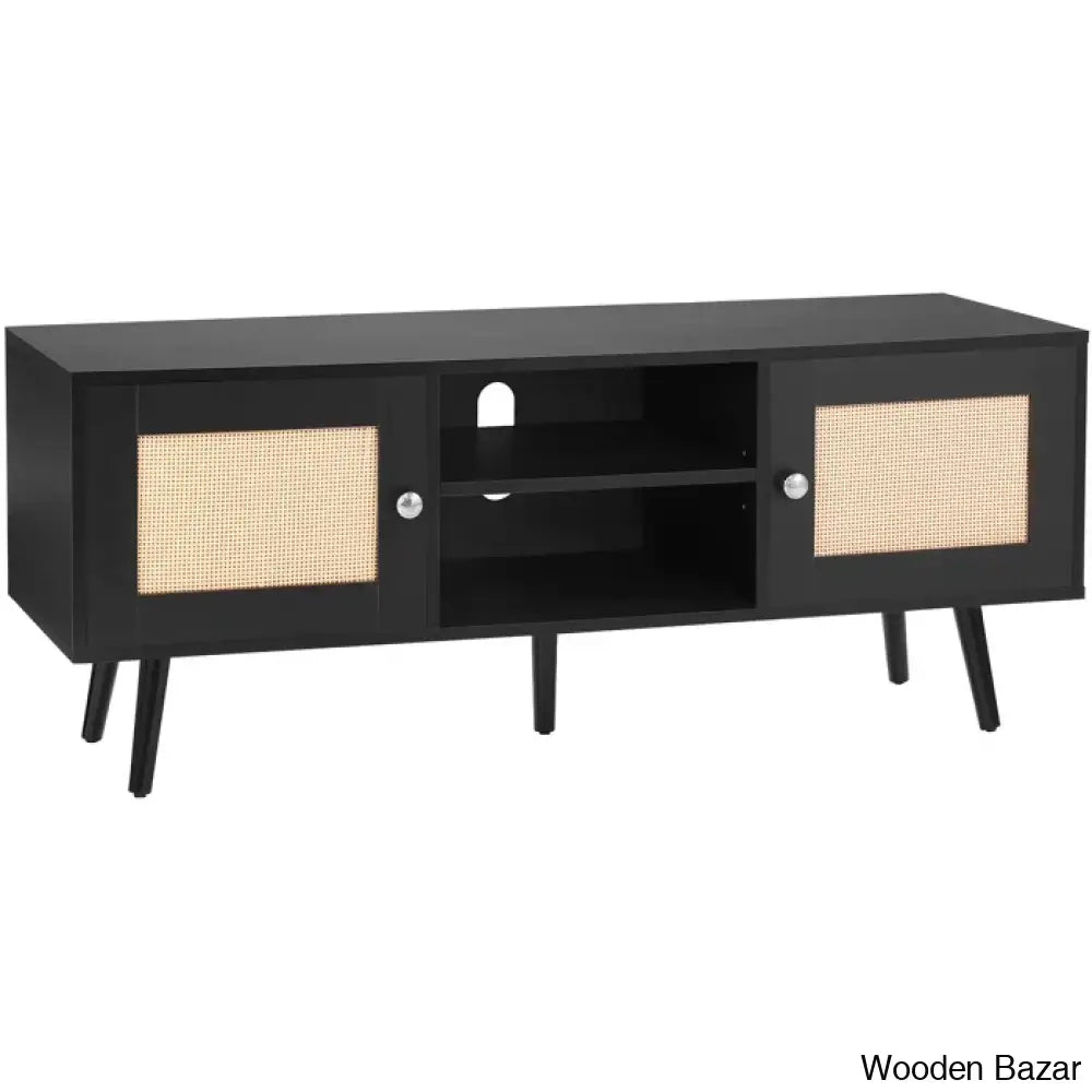 Media Console Cabinet For Large Tv’s Entertainment Center