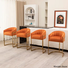 Merco Swivel Upholstered 27’’ Counter And Bar Stool With Metal Frame