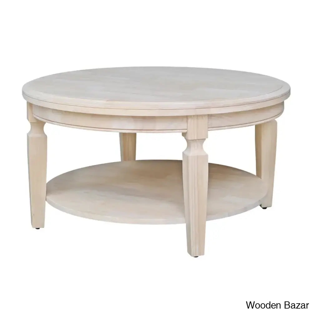 Merril Solid Wood Coffee Table And Center